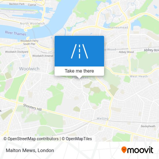 Malton Mews map