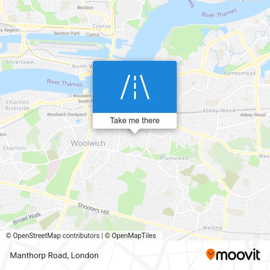 Manthorp Road map