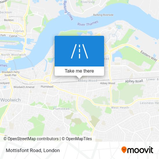 Mottisfont Road map
