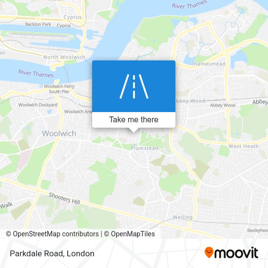 Parkdale Road map