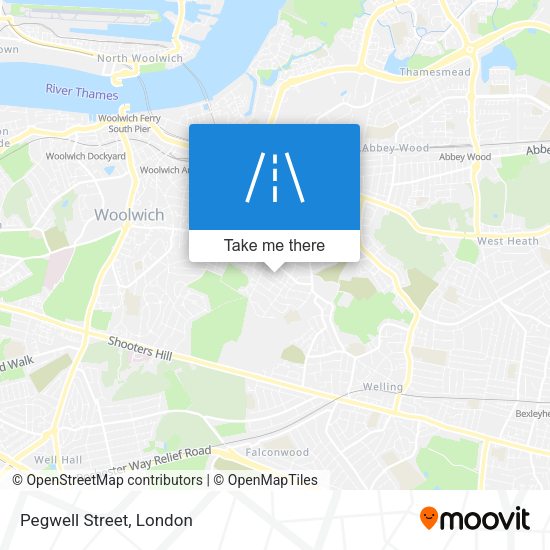 Pegwell Street map