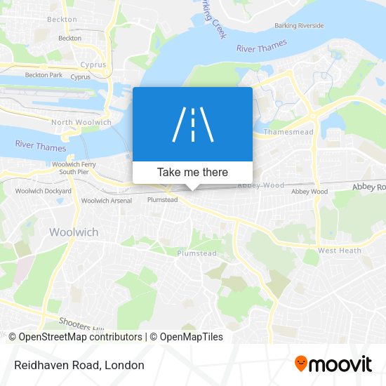 Reidhaven Road map