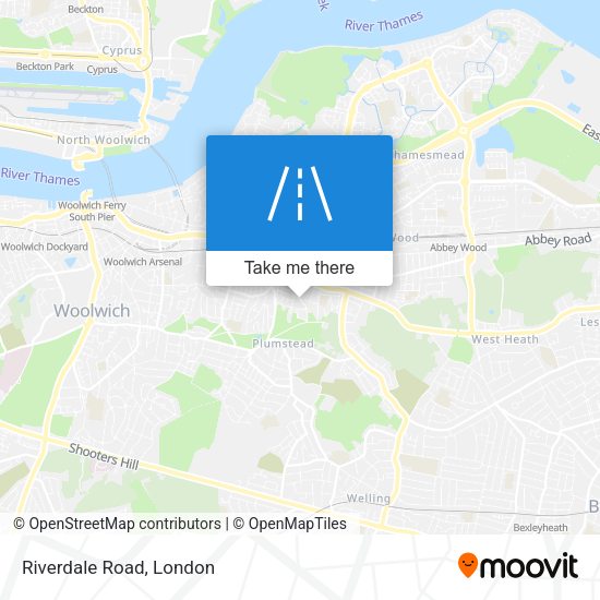 Riverdale Road map