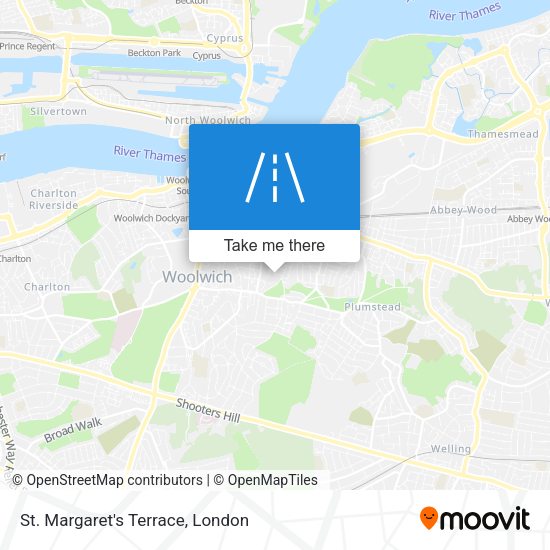 St. Margaret's Terrace map