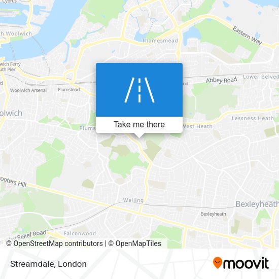 Streamdale map