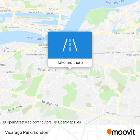 Vicarage Park map