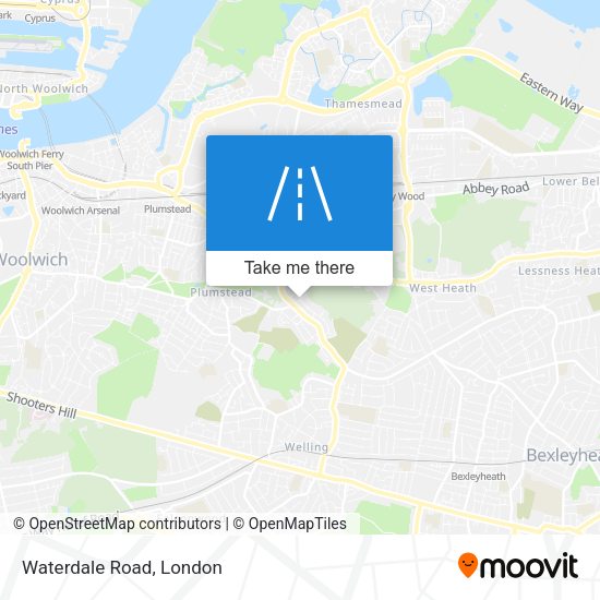 Waterdale Road map