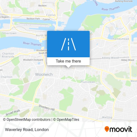 Waverley Road map