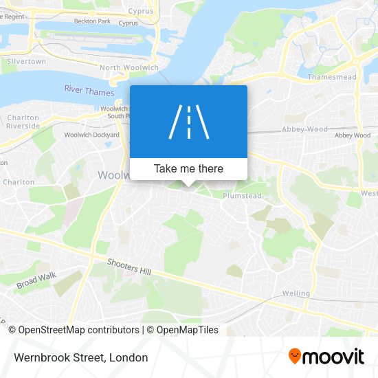 Wernbrook Street map