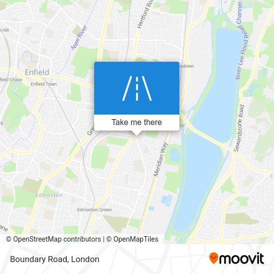 Boundary Road map