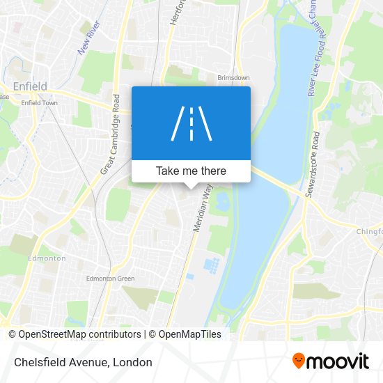 Chelsfield Avenue map