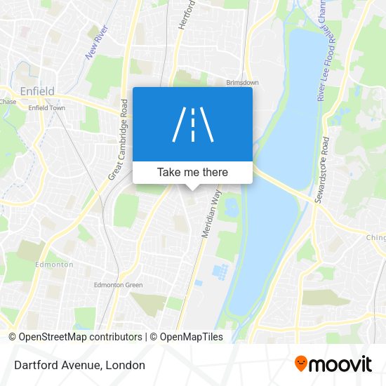 Dartford Avenue map