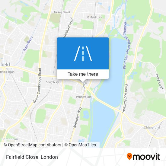 Fairfield Close map