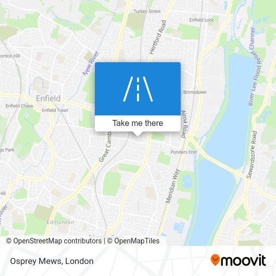 Osprey Mews map
