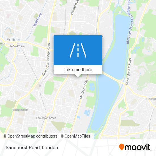 Sandhurst Road map