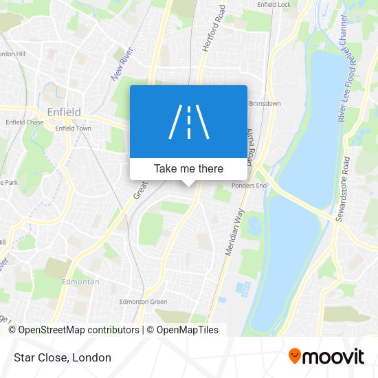 Star Close map