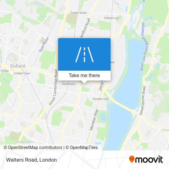Walters Road map