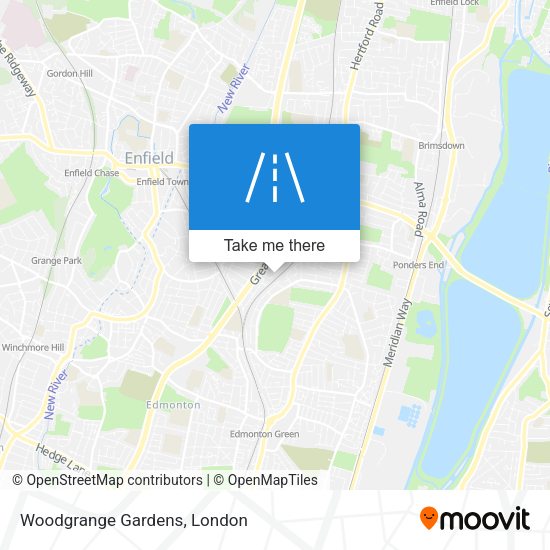 Woodgrange Gardens map