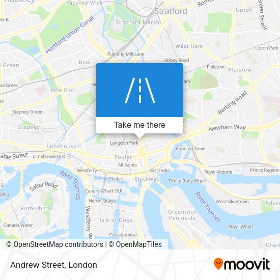 Andrew Street map