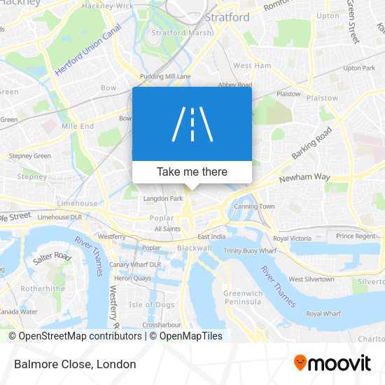 Balmore Close map