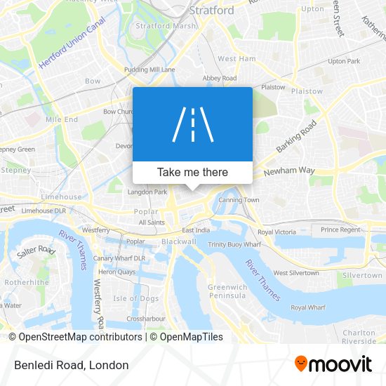 Benledi Road map