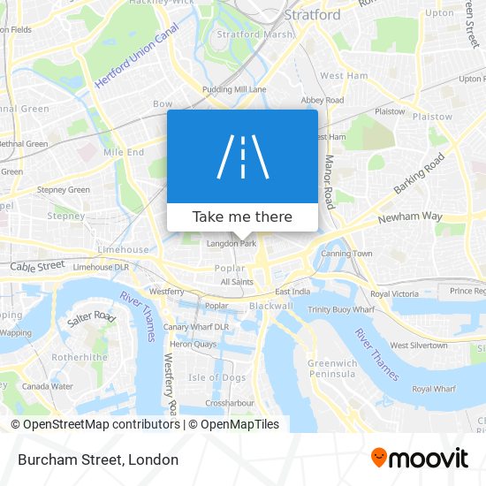 Burcham Street map