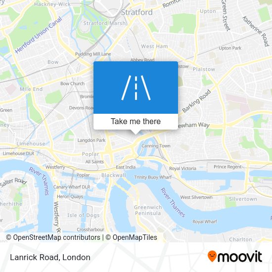 Lanrick Road map
