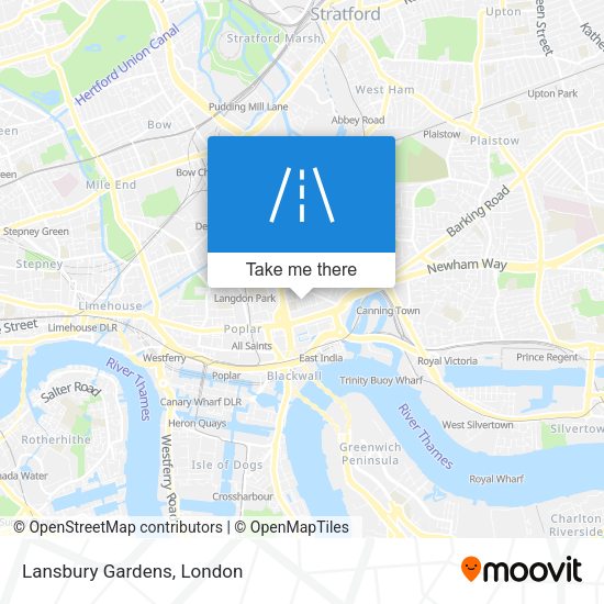 Lansbury Gardens map