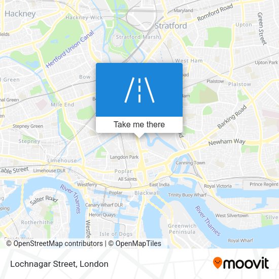 Lochnagar Street map