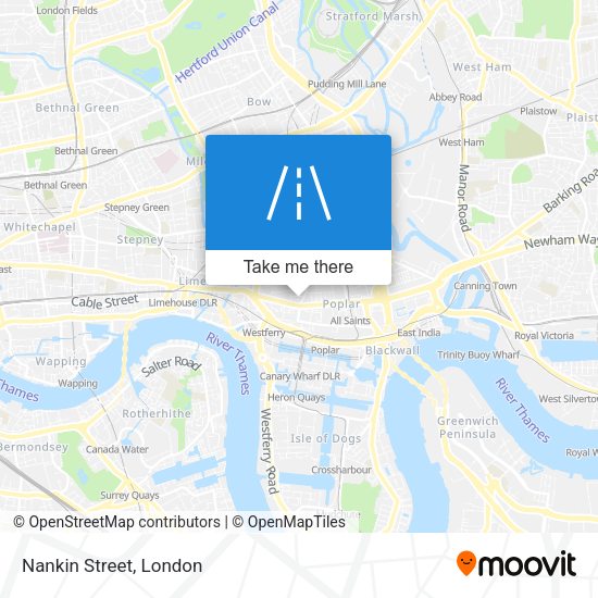 Nankin Street map