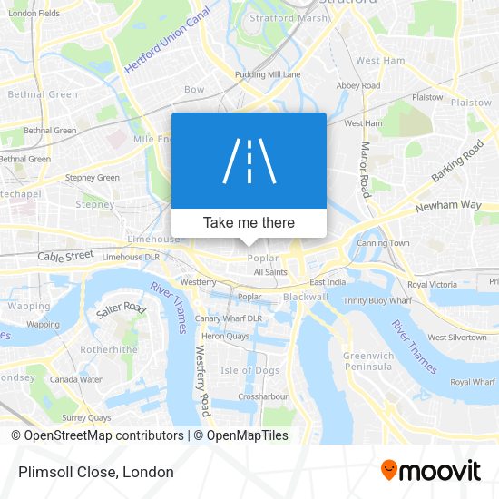 Plimsoll Close map