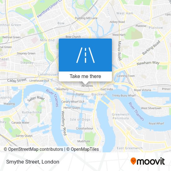 Smythe Street map