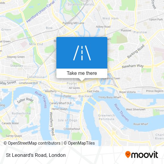 St Leonard's Road map