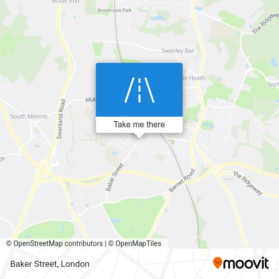 Baker Street map