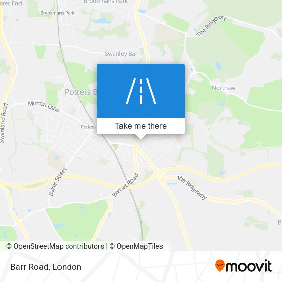 Barr Road map