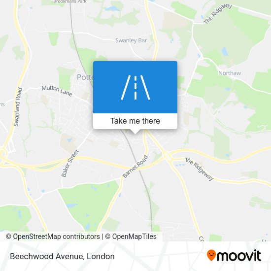 Beechwood Avenue map