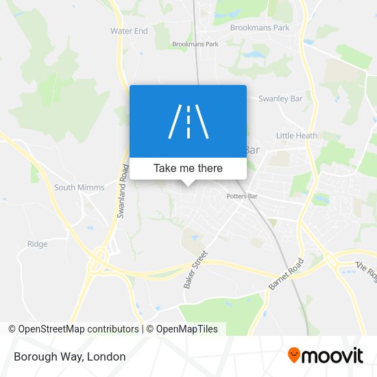 Borough Way map