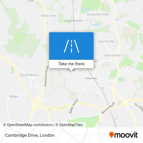 Cambridge Drive map