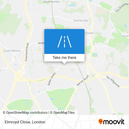 Elmroyd Close map