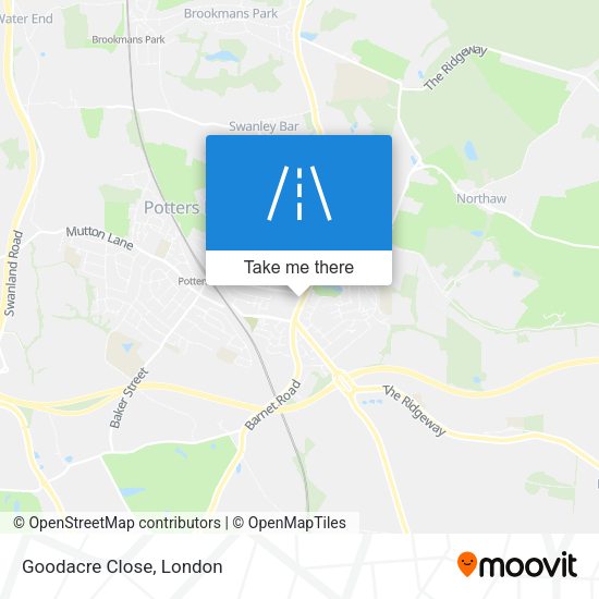 Goodacre Close map