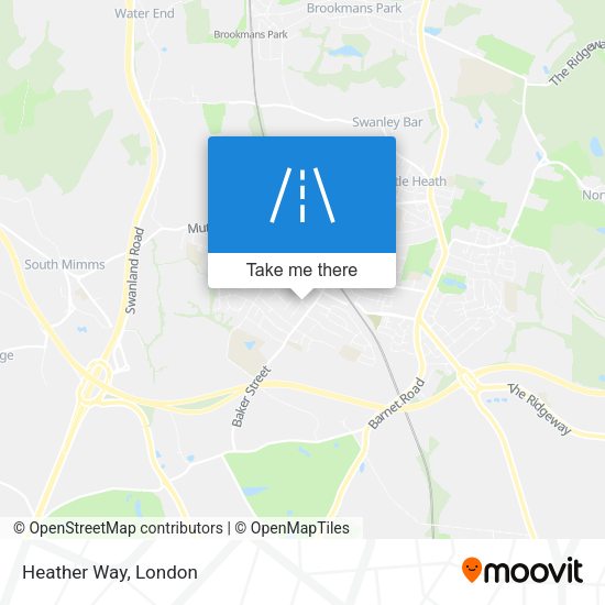 Heather Way map