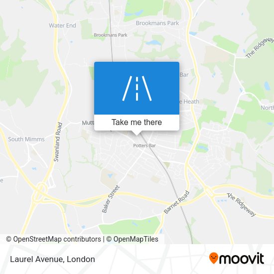Laurel Avenue map