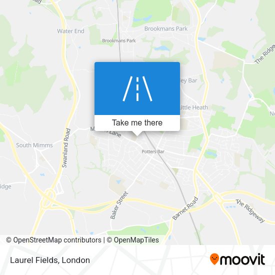 Laurel Fields map