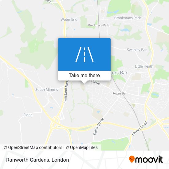 Ranworth Gardens map