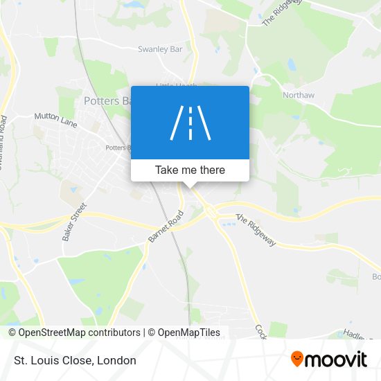 St. Louis Close map