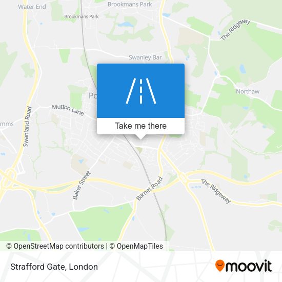 Strafford Gate map