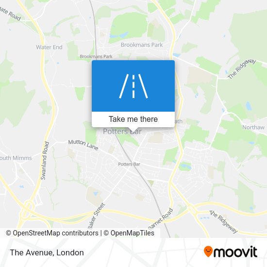 The Avenue map