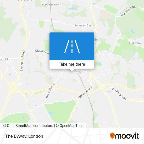 The Byway map