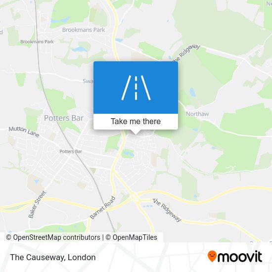 The Causeway map