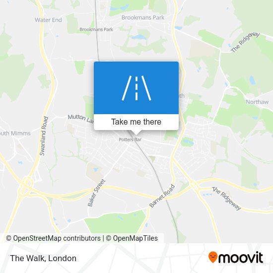 The Walk map